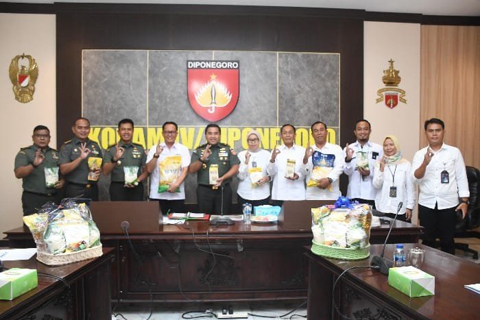 Optimalkan Penyerapan Gabah Beras, BULOG Gandeng Kodam/IV Diponegoro