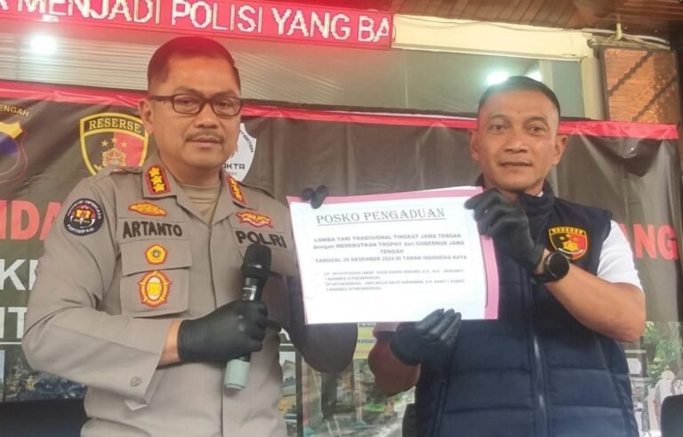 Polda Jateng Buka Posko Pengaduan Korban  Lomba Tari Piala Gubernur