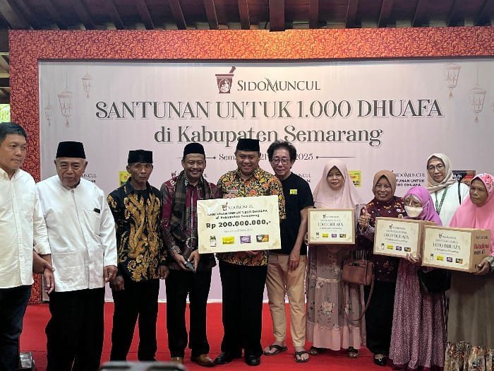 Sambut Lebaran, Sido Muncul Santuni 1.000 Dhuafa di Kabupaten Semarang