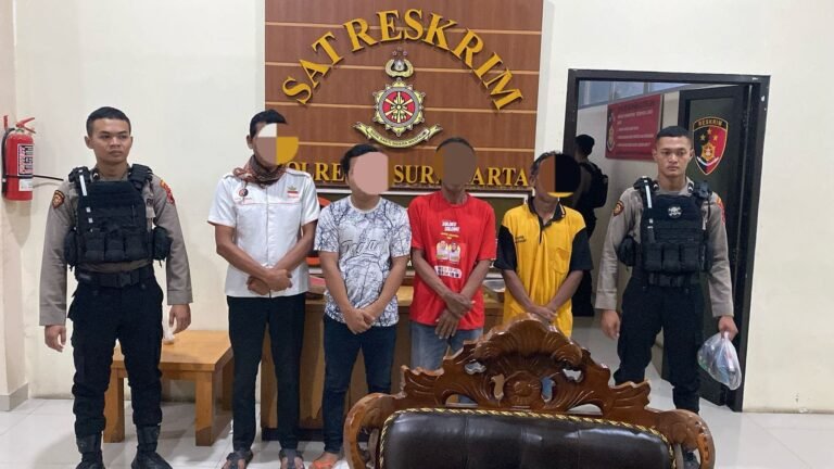 Tim Sparta Polresta Surakarta Tangkap Empat Warga yang Bermain Judi di Bulan Ramadan