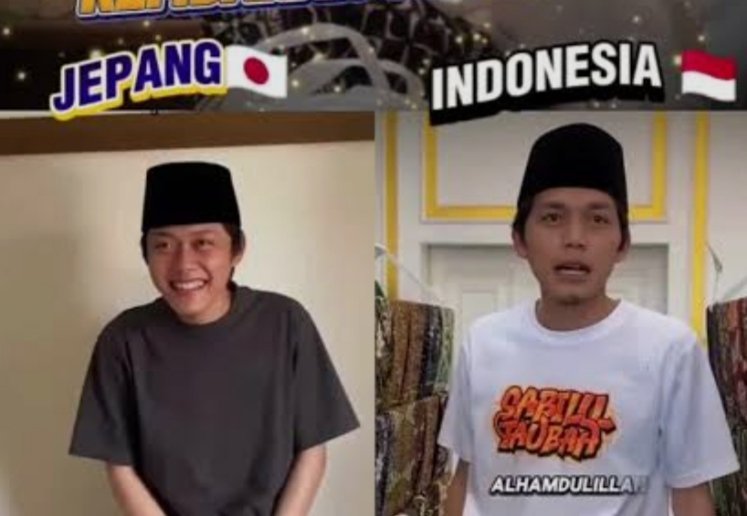 Pemuda Mirip Gus Iqdam VC dengan Gus Iqdam, Namanya Reza, Aslinya Lampung jadi TKI di Jepang 