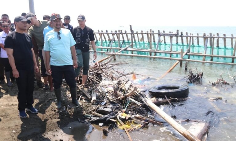 Gubernur Datangi Pantai Kramatsari yang ‘Hilang’ Ditelan Abrasi 